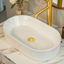 Cammie 530mm Above Counter Oval Ceramic Basin
