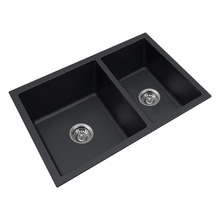 White Granite Double Kitchen Sink