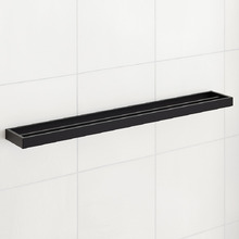 Omar Black Stainless Steel Double Towel Rail