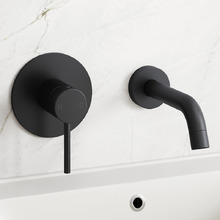 Euro 195mm Wall Mounted Bath Spout & Mixer Set