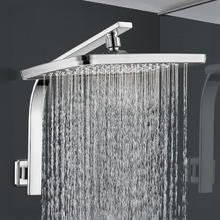 Ottimo 300mm Swivel Rectangular Shower Arm & Head
