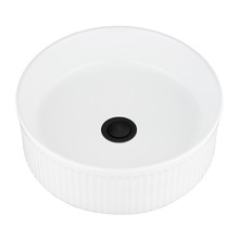 Anika 370mm Ceramic Above Counter Basin with Pop-Up Waste