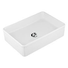 Anika 500mm Ceramic Above Counter Basin with Pop-Up Waste