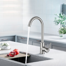 Rohan Brushed Nickel Swivel Kitchen Sink Mixer