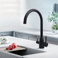 Rounded Filtered Water 3 Way Swivel Sink Mixer