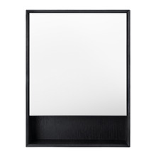 Crovyn 600mm Mirrored Shaving Cabinet with Open Shelf
