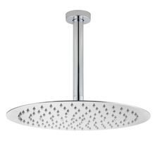 Euro 300mm Chrome Ceiling Shower Arm & Waterfall Head