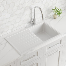 860mm Single Granite Composite Kitchen Sink with Drainer