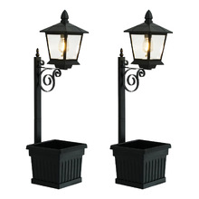 Zander Solar Lamp Post Lights (Set of 2)