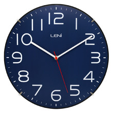 30cm Navy Leni Classic Wall Clock