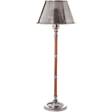 Delaware Antique Silver Timber Table Lamp