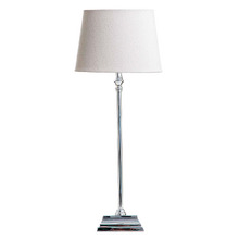 Shiny Nickel Adem Table Lamp Base