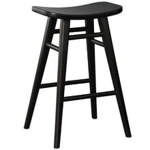 65cm Black Smitham Mahogany Barstool