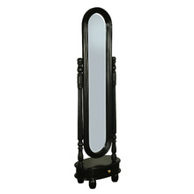 Felicity Mahogany Wood Standing Mirror