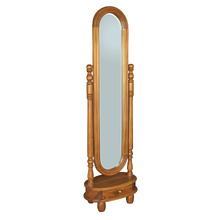 Felicity Mahogany Wood Standing Mirror