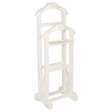 Humphrey Mahogany Wood Double Valet Stand