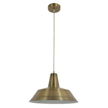 Gair 1 Light Steel Pendant