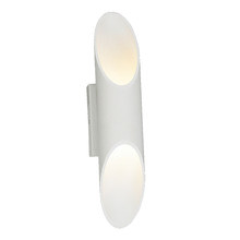 Matte White Rae LED Metal Wall Sconce