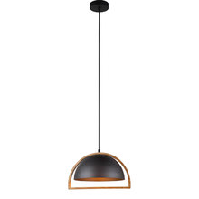 Black Ehen 1 Light Iron Pendant