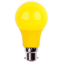 Flyaway B22 Pear 7W Yellow Insect Repellent LED Bulb