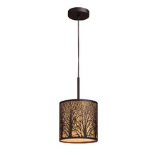 Aged Bronze Autumn Pendant Light