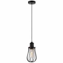 Band Black Iron Pear Pendant Light