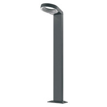 Grey Hoop LED Aluminium Bollard