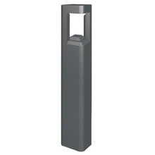 Grey Square LED Aluminium Bollard