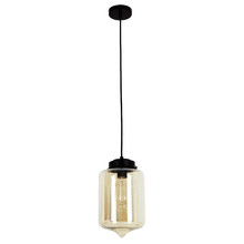Mason Capsule Steel & Glass Pendant