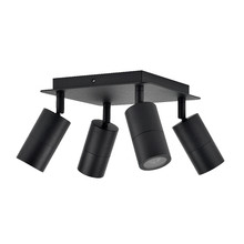 GU10 4 Light Square Outdoor Spotlight