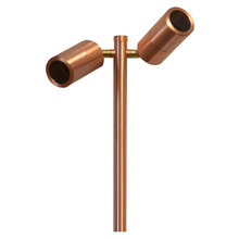 MR16 2 Light Copper Garden Spike Light
