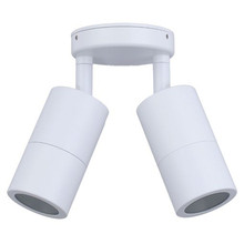 Lustro MR16 Aluminium Adjustable Double Exterior Spotlight