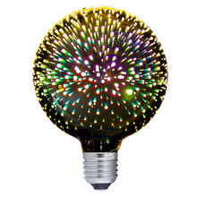 Firework Effect E27 Round 4W LED Bulb