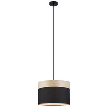 Tambura Wood Veneer Trim Medium Pendant Light