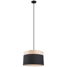 Tambura Wood Veneer Trim Large Pendant Light