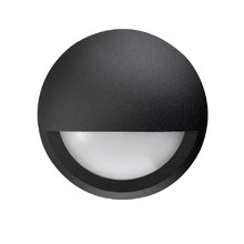 Black 240V Eyelid Aluminium Step Light