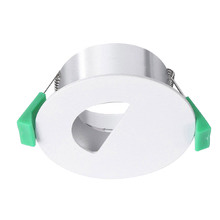Architectural White 70mm Cut Out Semi Circular Downlight Frame