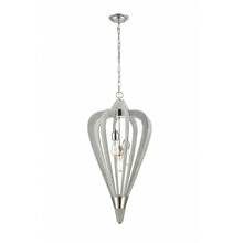 Senorita 3 Light Wooden Pendant