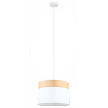 Tambura Wood Veneer Trim Medium Pendant Light