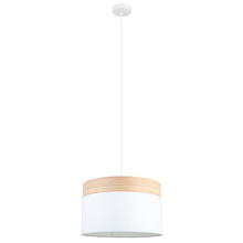 Tambura Wood Veneer Trim Large Pendant Light