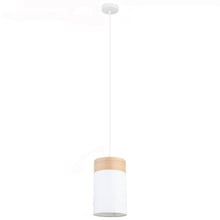 Tambura Wood Veneer Trim Small Pendant Light