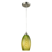 Green Glaze Glass Pendant Light