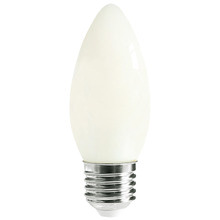 Lumera E27 Candle 4W Frosted LED Filament Bulb