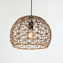Canamo Dome Hemp Rope Pendant Light