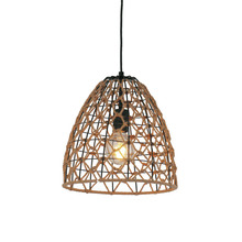 Canamo Bell Hemp Rope Pendant Light