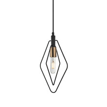Contour Diamond Iron Pendant Light