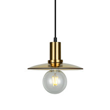 Chapeau Glass & Iron Pendant Light