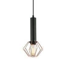 Corazon Matte Black Diamond Pendant Light