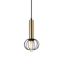 Corazon Matte Black Round Pendant Light