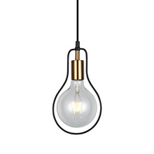 Contour Pear Iron Pendant Light